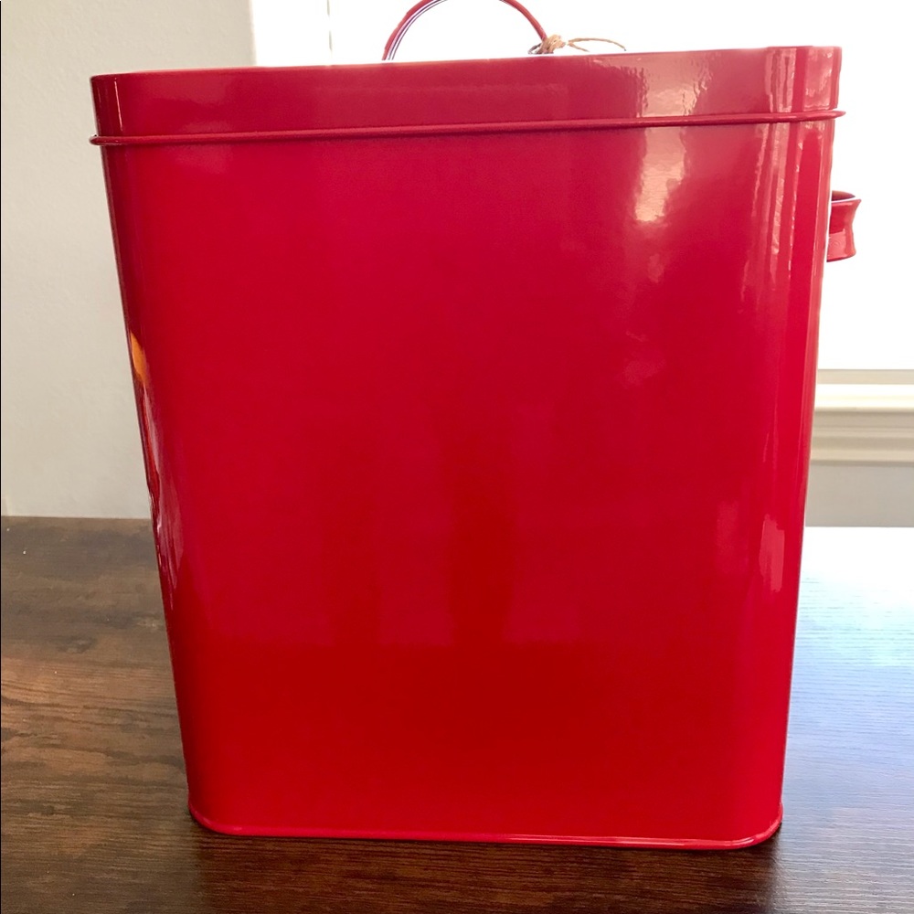 🆕 Rae Dunn Santa Paws Canister Tin EXTRA LARGE - Picture 5 of 9